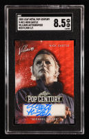 Nick Castle 2025 Leaf Pop Century Metal Villains Autographs Red Flood #VNC1 #1/1 (SGC 8.5) at PristineAuction.com