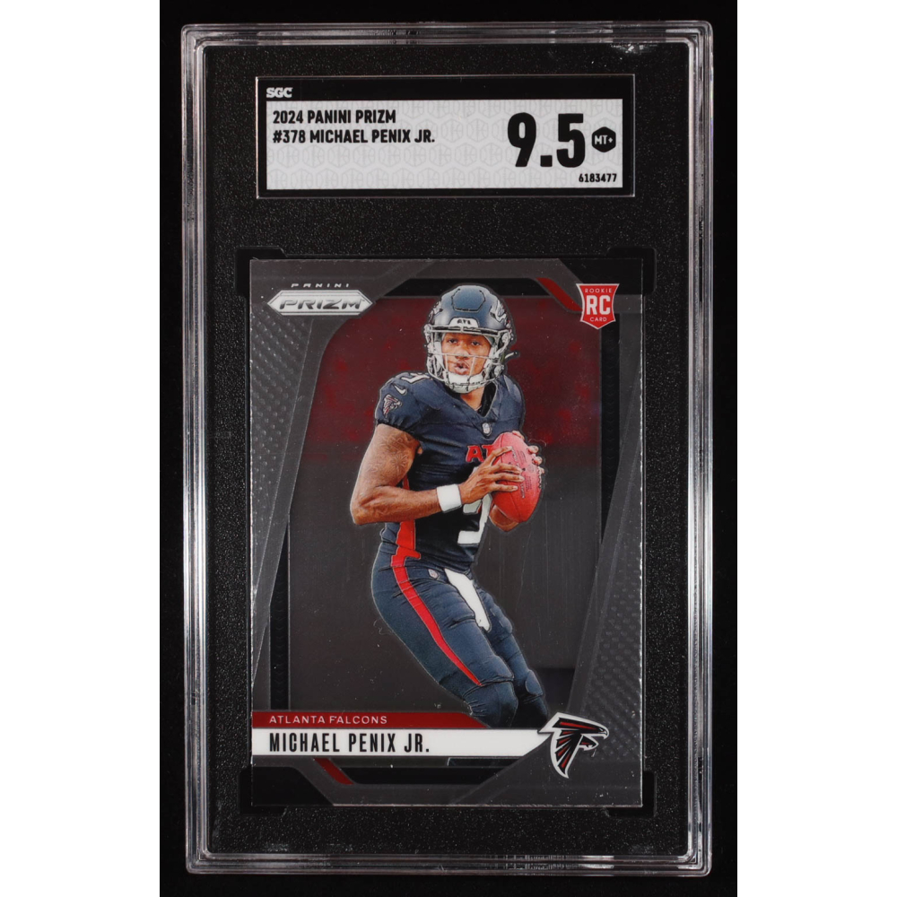 Michael Penix Jr. 2024 Panini Prizm #378 RC (SGC 9.5) at PristineAuction.com