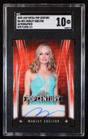 Marley Shelton 2025 Leaf Metal Pop Century Autograph Red Flood #BA-MS1 #1/1 (SGC 10) at PristineAuction.com