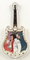 LE 2002 Elvis Presley "The Excitement" Ceramic Guitar Plate #A5128 #/95 at PristineAuction.com