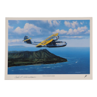 Cole Windham Signed Stan Stokes "Wings Over Waikiki" Lithograph (AIV) at PristineAuction.com