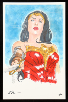 Tom Hodges LE "Wonder Woman" 11x17 Art Print at PristineAuction.com