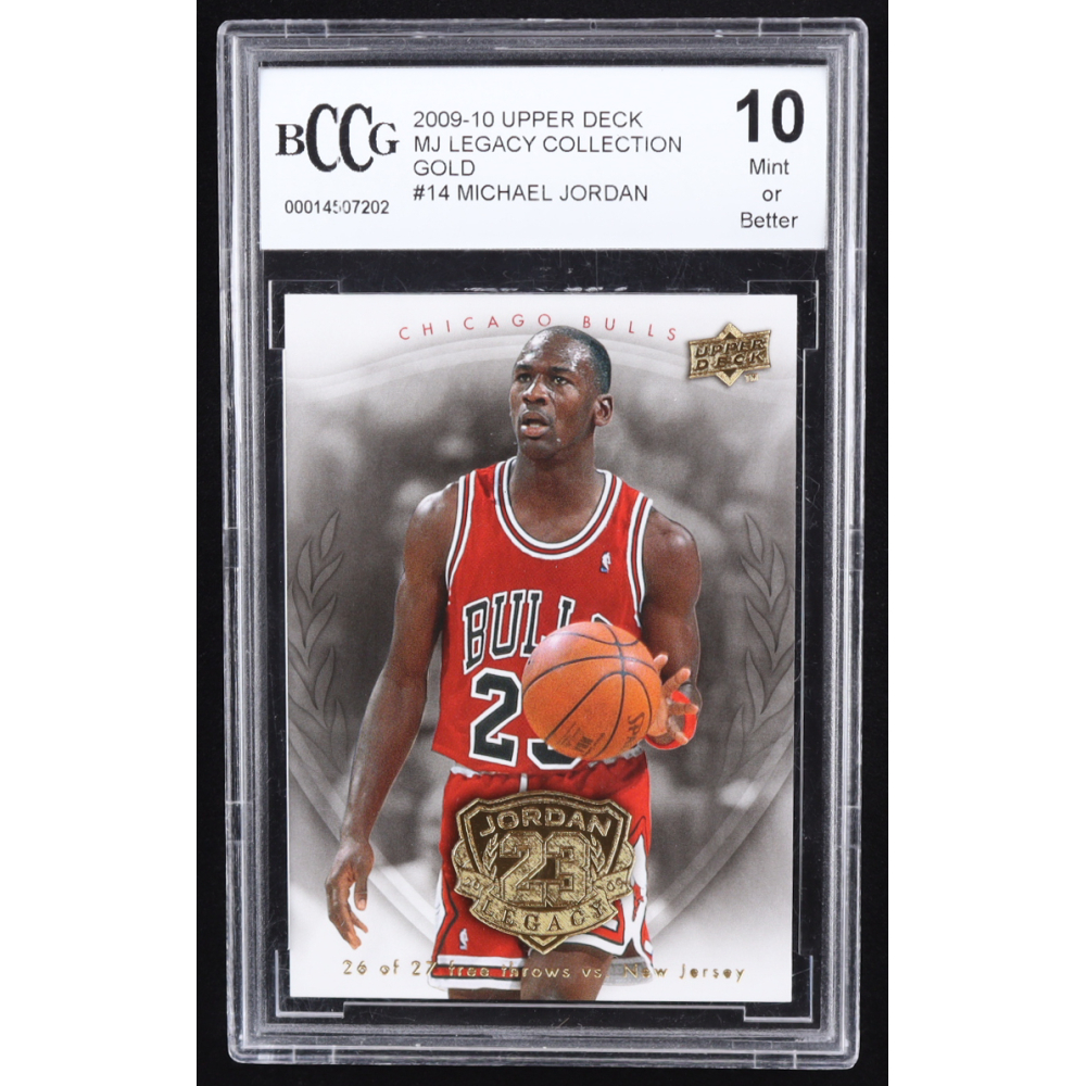 Michael Jordan 2009-10 Upper Deck Michael Jordan Legacy Collection Gold #14 (BCCG 10) at PristineAuction.com
