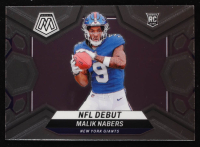 Malik Nabers 2024 Panini Mosaic #284 DEB RC at PristineAuction.com