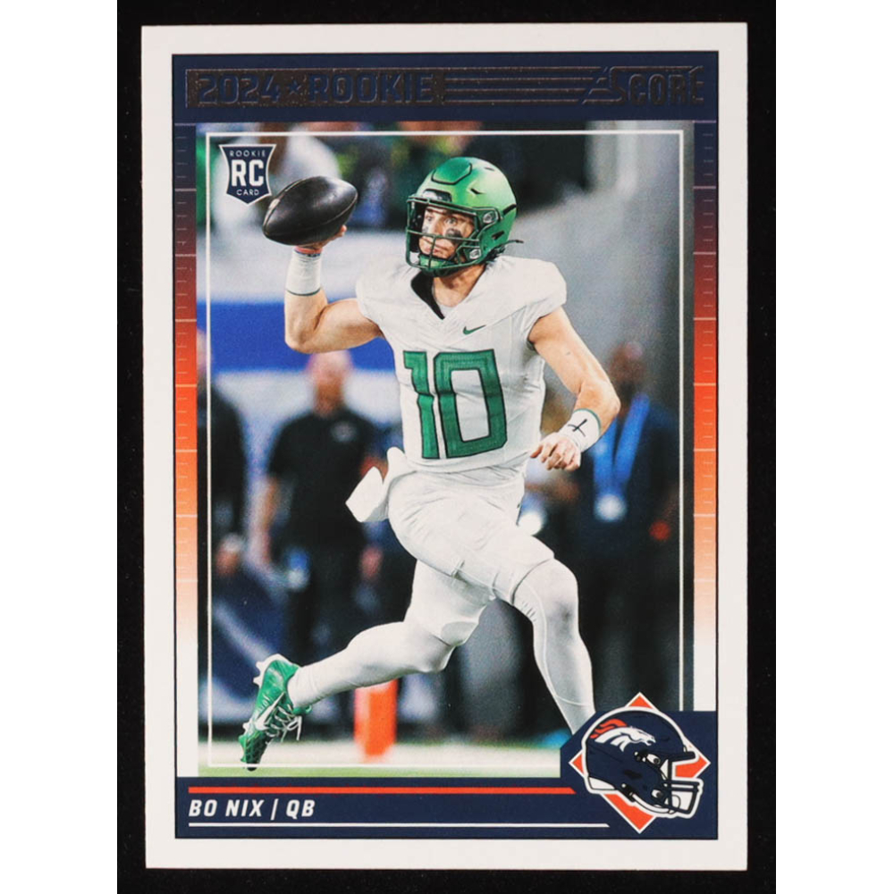 Bo Nix 2024 Score #332 RC at PristineAuction.com