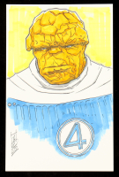 "The Thing" 5.5x8.5 Original Hand-Drawn Sketch By Tom Hodges at PristineAuction.com