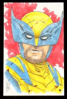 "Wolverine" 5.5x8.5 Original Hand-Drawn Sketch By Tom Hodges at PristineAuction.com