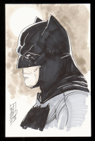 "Batman" 5.5x8.5 Original Hand-Drawn Sketch By Tom Hodges at PristineAuction.com