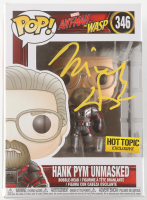 Michael Douglas Signed "Ant-Man and the Wasp" #346 Hank Pym Unmasked Funko Pop! Vinyl Figure (Beckett) at PristineAuction.com