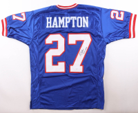 Rodney Hampton Signed Jersey Inscribed "5x 1000 Rusher" (JSA) at PristineAuction.com