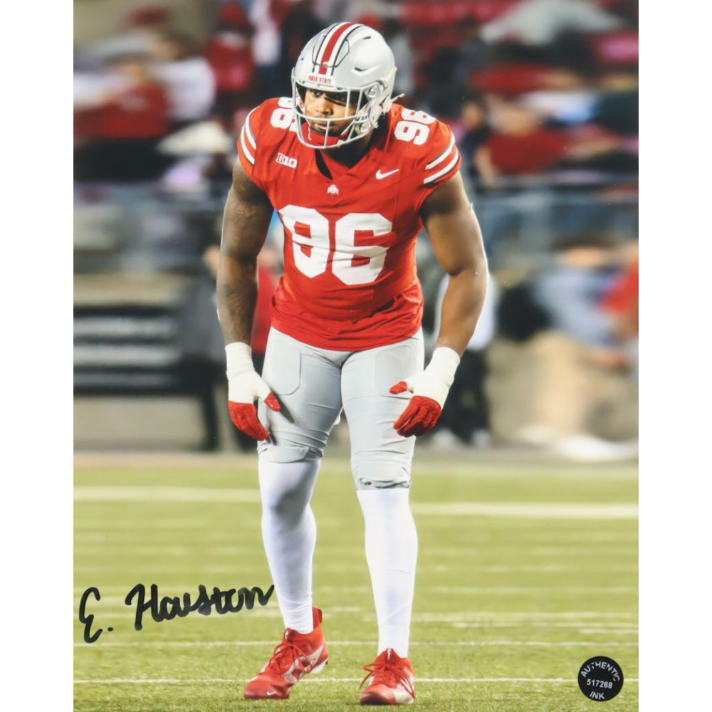 Eddrick Houston Signed Ohio State Buckeyes 8x10 Photo (Authentic Ink) at PristineAuction.com