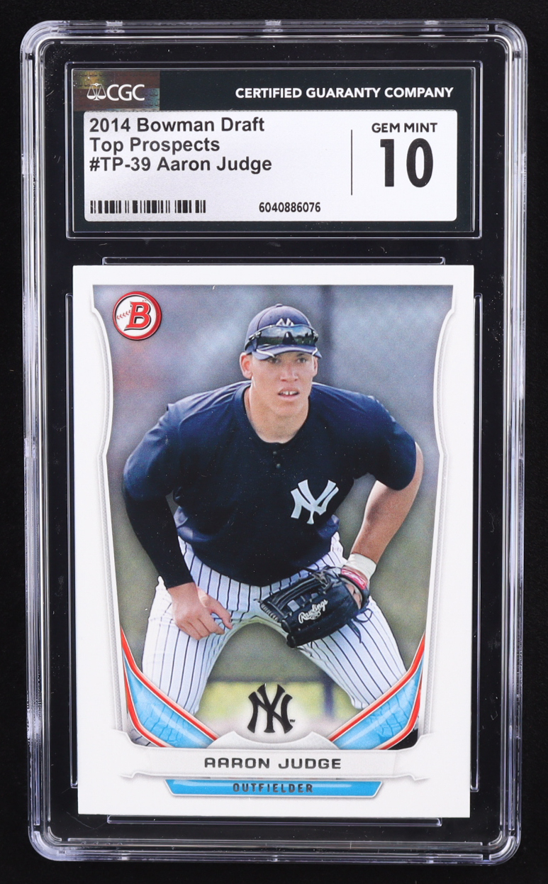 Aaron Judge 2014 Bowman Draft Top Prospects #TP39 RC (CGC 10