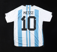 Lionel Messi Signed Adidas Argentina National Team Authentic Jersey (Beckett) at PristineAuction.com