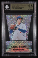 Shohei Ohtani 2023 Leaf Metal Special Release Legend Silver Mojo Black Foil Proofs #LS21 #1/1 (BGS 9.5) at PristineAuction.com