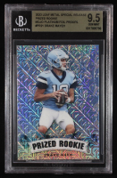 Drake Maye 2023 Leaf Metal Special Release Prized Rookie Mojo Platinum Foil Proofs #PR21 RC #1/1 (BGS 9.5) at PristineAuction.com