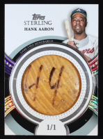 Hank Aaron 2023 Topps Sterling Bat Knobs #BKHA #1/1 at PristineAuction.com
