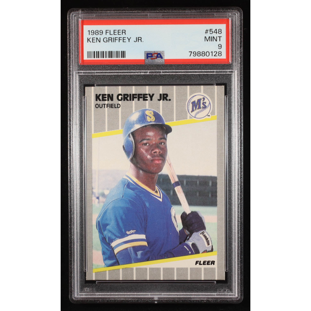 Ken Griffey Jr. 1989 Fleer #548 RC (PSA 9) at PristineAuction.com