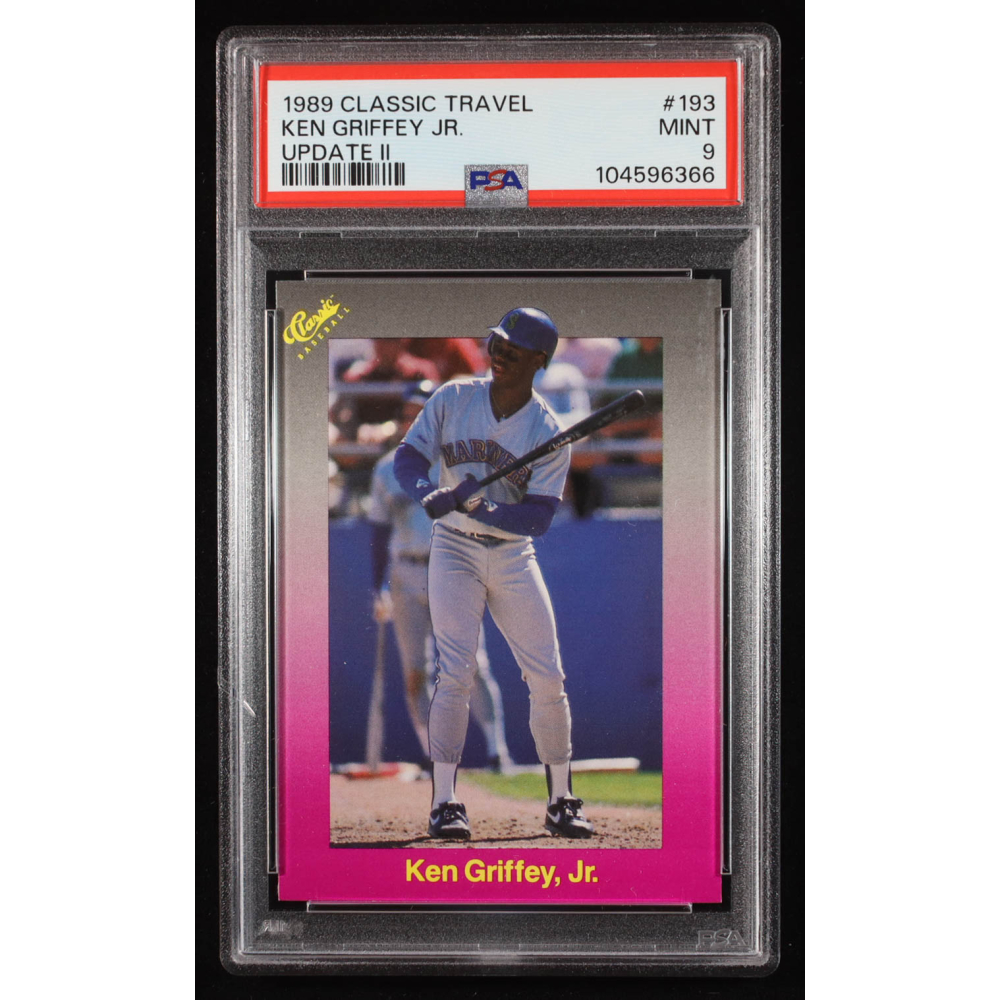 Ken Griffey Jr. 1989 Classic Travel Purple #193 RC (PSA 9) at PristineAuction.com