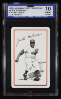 Jackie Robinson 1978 Landsman Playing Cards #NNO (ISA 10) at PristineAuction.com