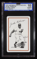Jackie Robinson 1978 Landsman Playing Cards #NNO (ISA 10) at PristineAuction.com