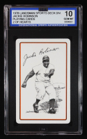 Jackie Robinson 1978 Landsman Playing Cards #NNO (ISA 10) at PristineAuction.com