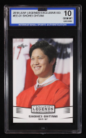Shohei Ohtani 2018 Leaf Ohtani Legends Exclusive Edition #EE01 RC (ISA 10) at PristineAuction.com