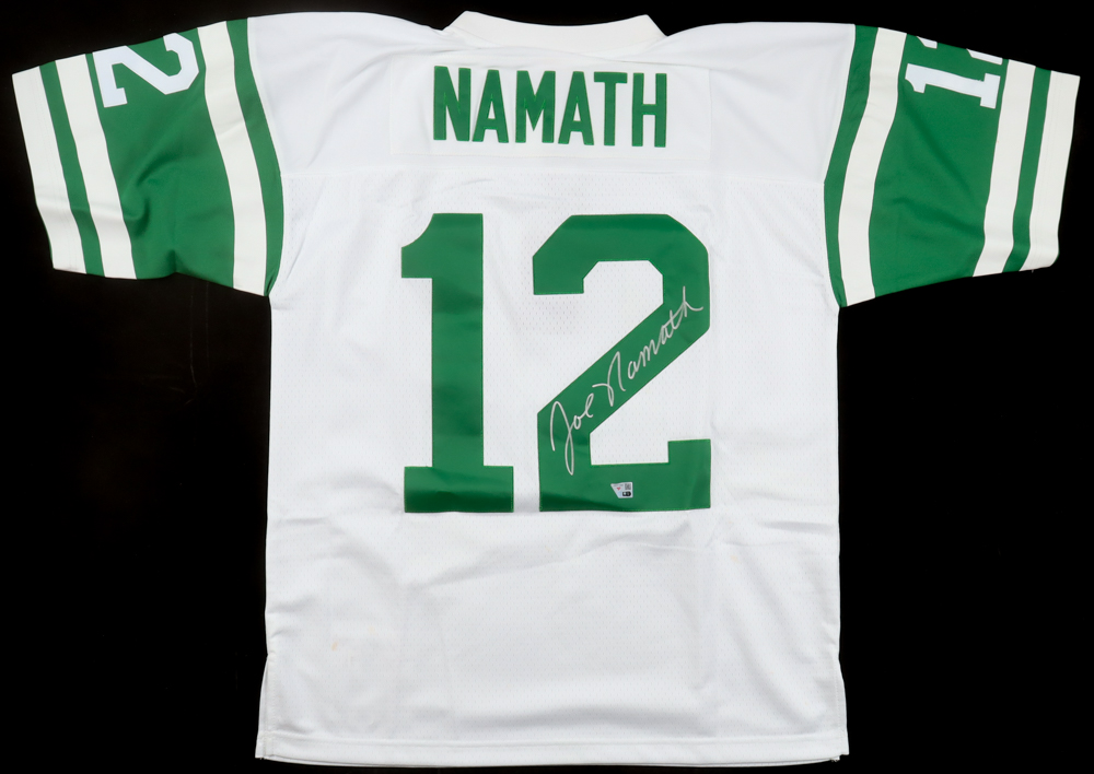 Joe Namath Signed Jets Mitchell & Ness Authentic Jersey (Fanatics) at PristineAuction.com Joe Namath Signed Jets Mitchell & Ness Authentic Jersey (Fanatics) at PristineAuction.com