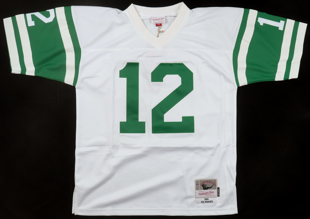 Joe Namath Signed Jets Mitchell & Ness Authentic Jersey (Fanatics) at PristineAuction.com Joe Namath Signed Jets Mitchell & Ness Authentic Jersey (Fanatics) at PristineAuction.com
