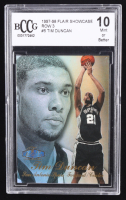 Tim Duncan 1997-98 Flair Showcase Row 3 #5 RC (BCCG 10) at PristineAuction.com