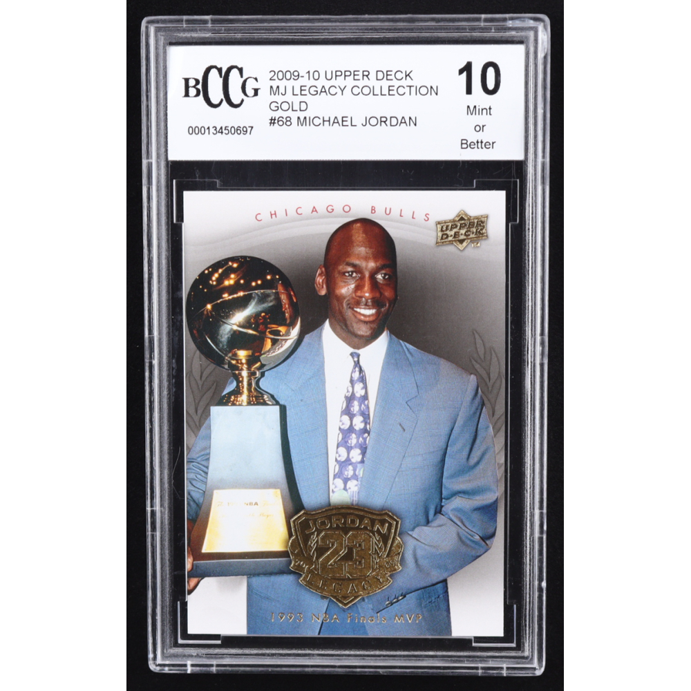 Michael Jordan 2009-10 Upper Deck Michael Jordan Legacy Collection Gold #68 (BCCG 10) at PristineAuction.com