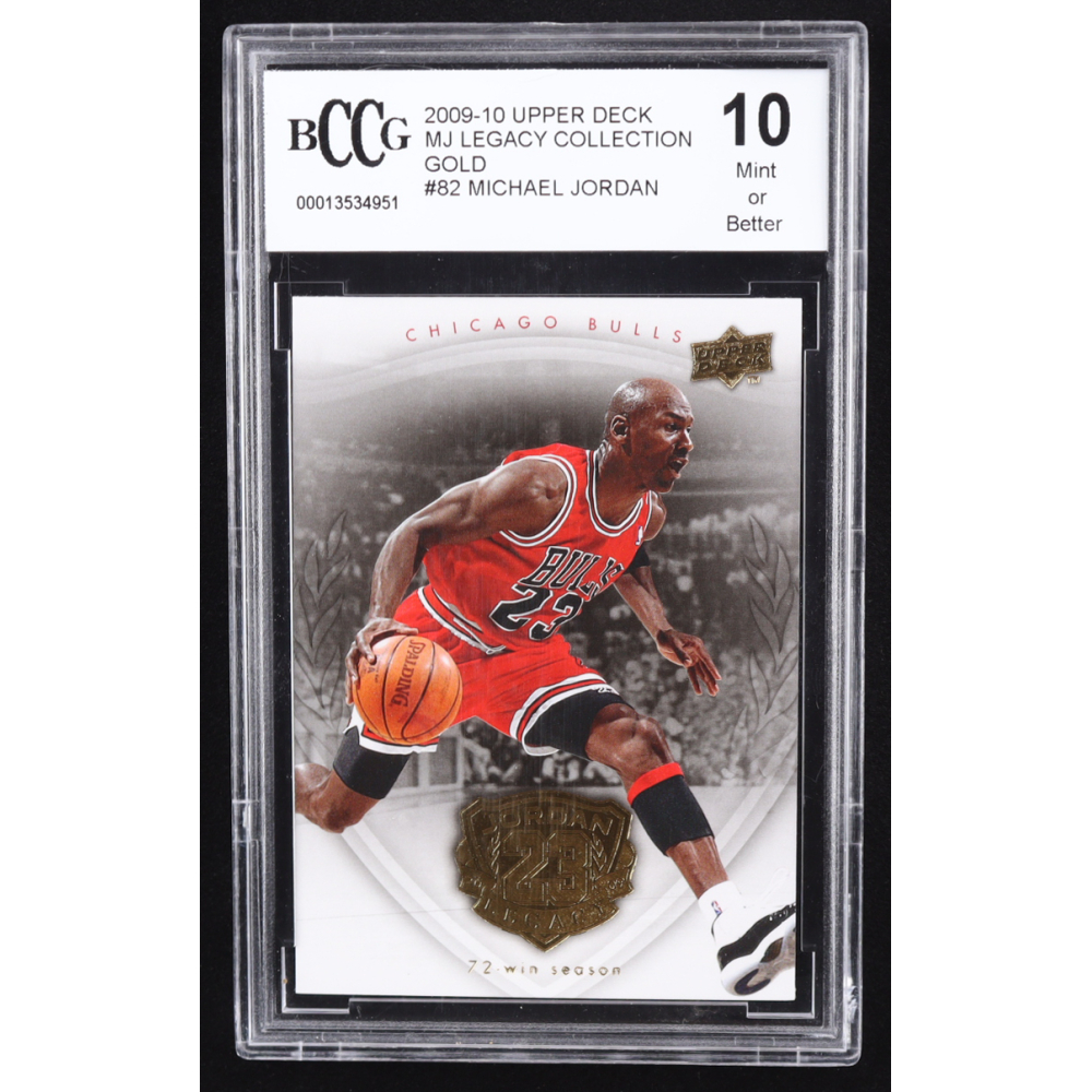 Michael Jordan 2009-10 Upper Deck Michael Jordan Legacy Collection Gold #82 (BCCG 10) at PristineAuction.com