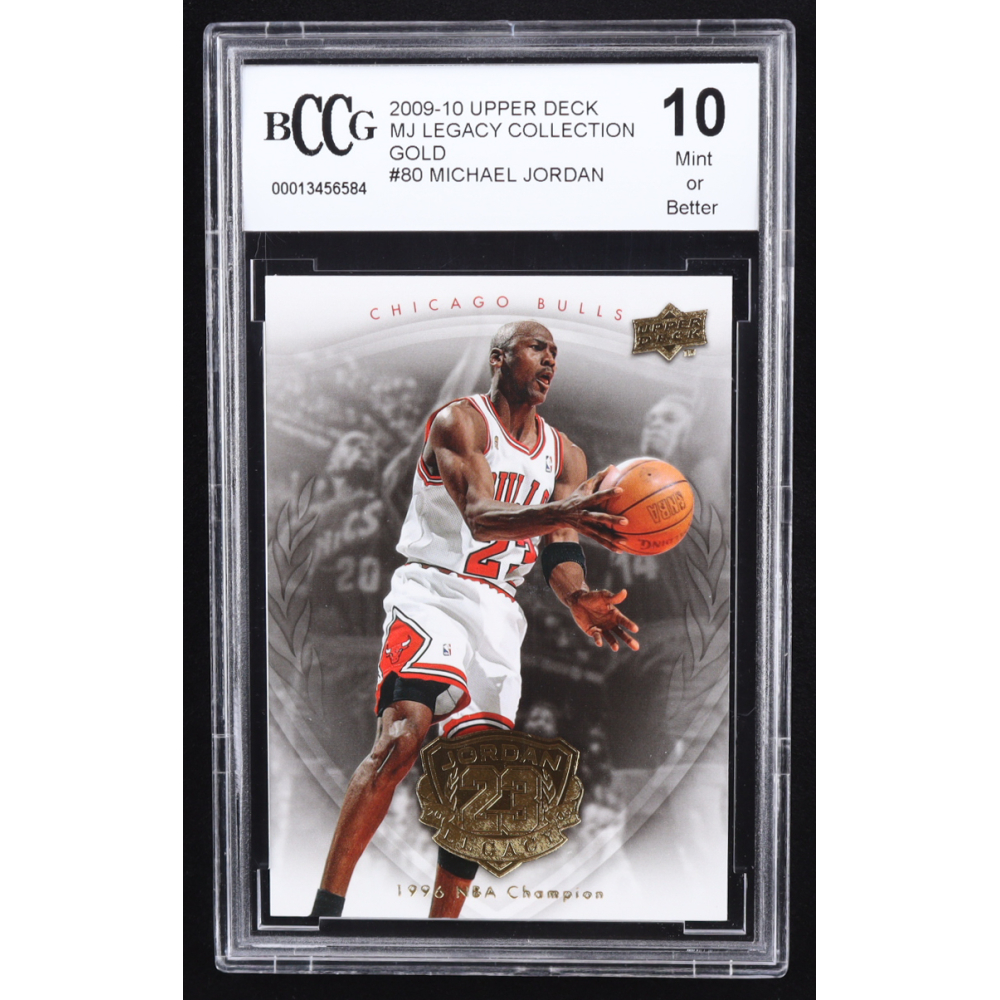 Michael Jordan 2009-10 Upper Deck Michael Jordan Legacy Collection Gold #80 (BCCG 10) at PristineAuction.com