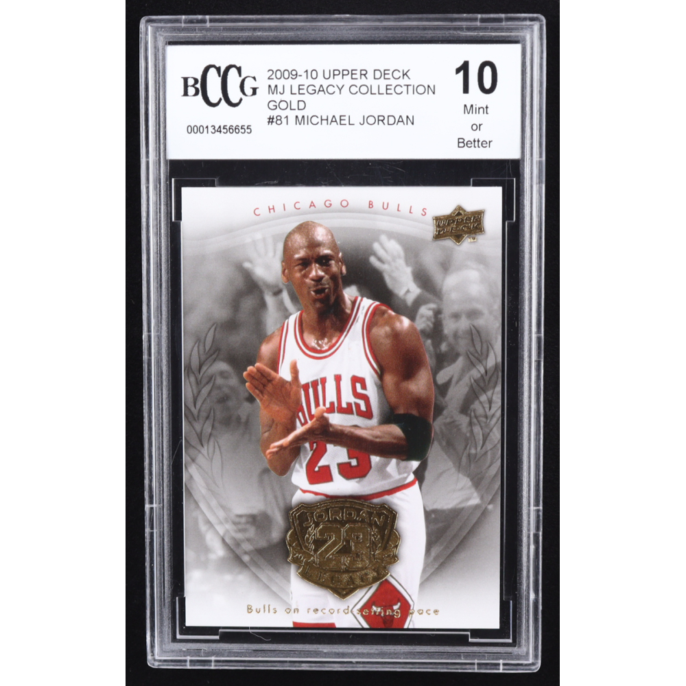 Michael Jordan 2009-10 Upper Deck Michael Jordan Legacy Collection Gold #81 (BCCG 10) at PristineAuction.com