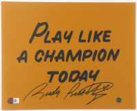 Rudy Ruettiger Signed Notre Dame Fighting Irish 8x10 Photo (Fanatics) at PristineAuction.com