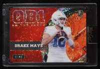 Drake Maye 2023 Wild Card QB1 On the Clock Red Sparkle #OCWDM2 RC #11/15 at PristineAuction.com