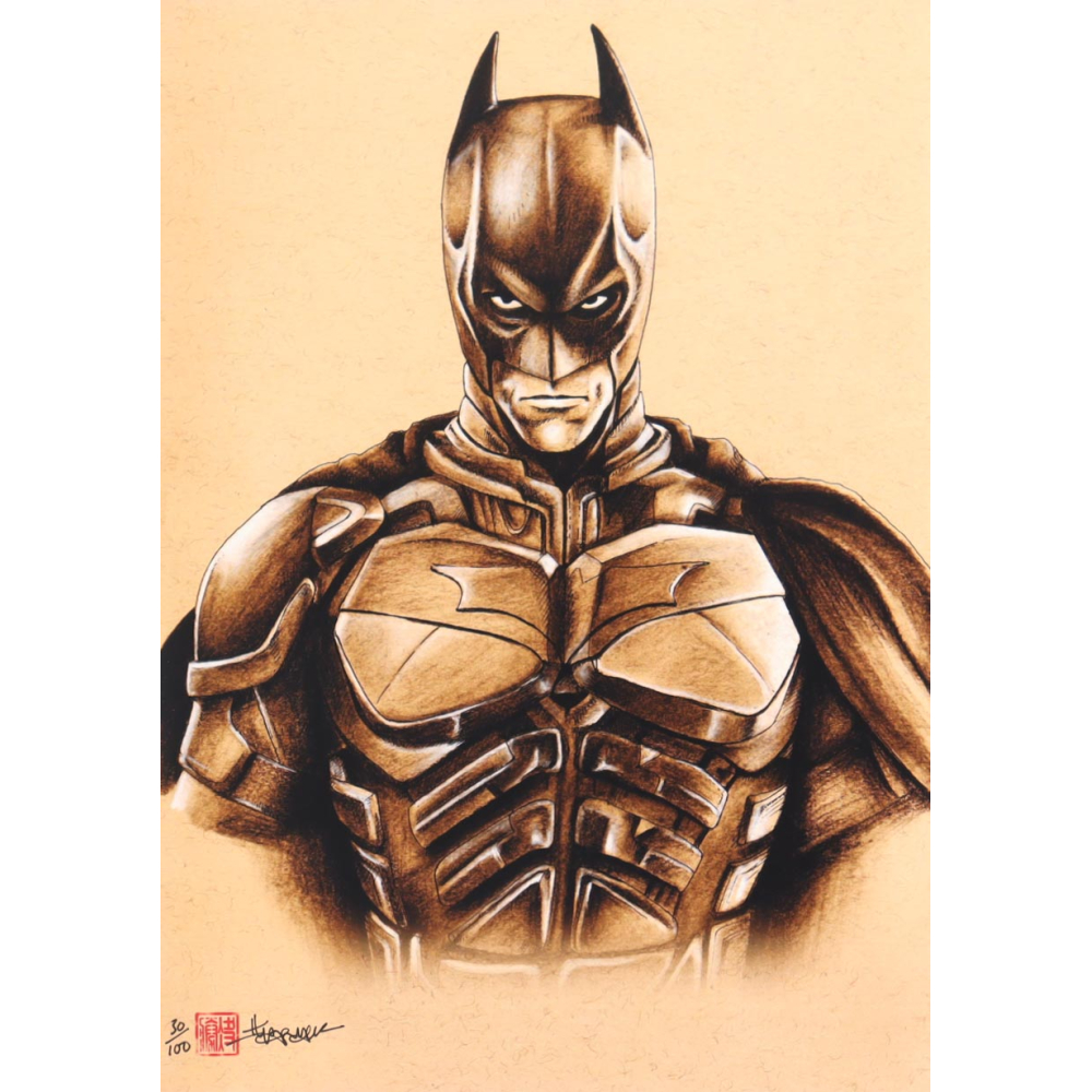 "Batman" The Dark Knight LE 8x12 Art Print by Thang Nguyen #/100 (PA) at PristineAuction.com