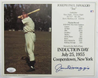 Joe DiMaggio Signed Yankees 8x10 Photo (JSA) at PristineAuction.com