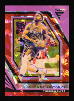Anthony Edwards 2022-23 Panini Flux Red Cracked Ice #94 at PristineAuction.com