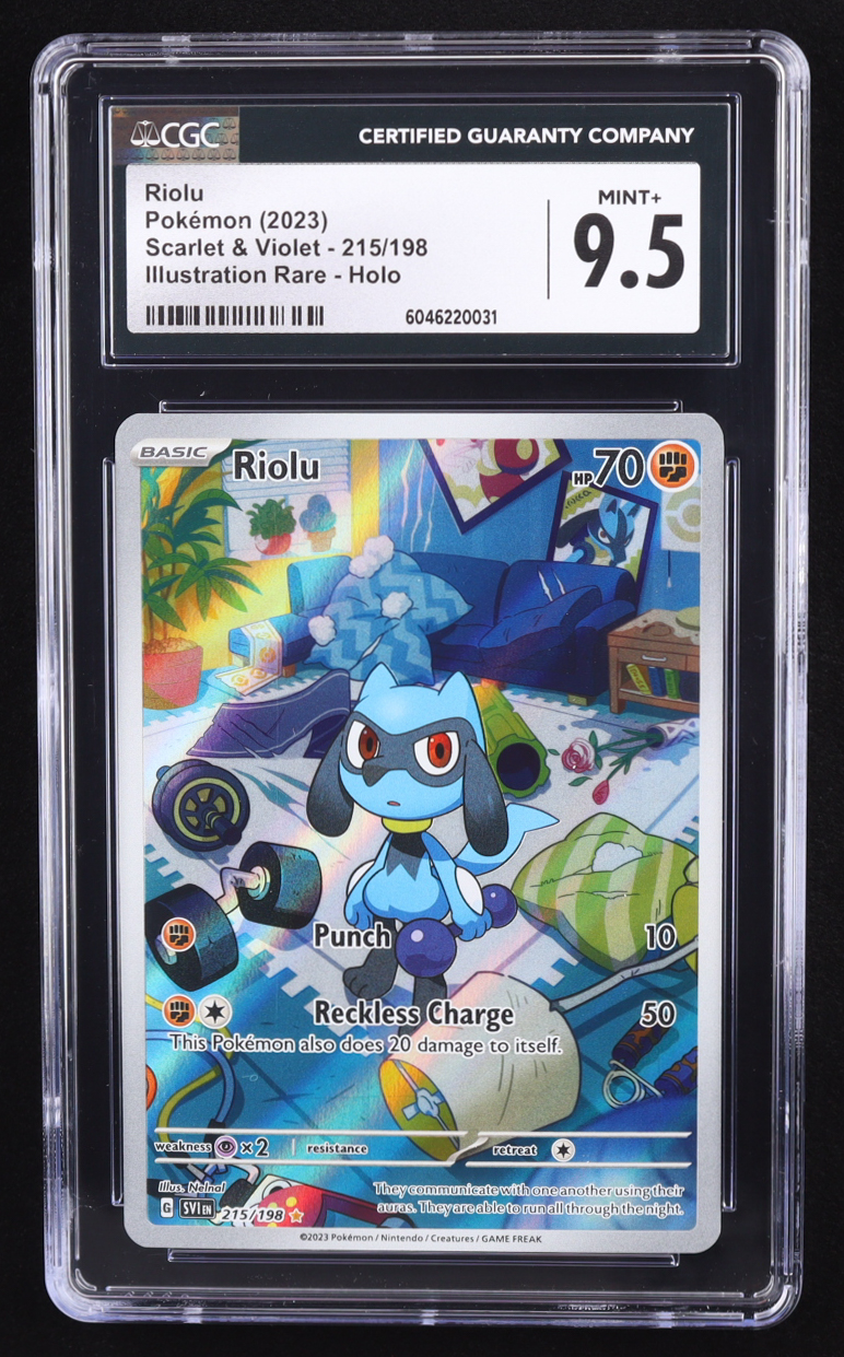 Riolu 2023 Pokemon Scarlet & Violet Base Set Illustration Rare Holo ...