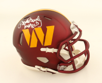 Mark Moseley Signed Commanders Speed Mini Helmet Inscribed "MVP 82" (Schwartz) at PristineAuction.com