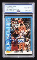 Larry Bird Signed 1991-92 Kellogg's College Greats #7 (PSA | Autograph Grade 10) at PristineAuction.com