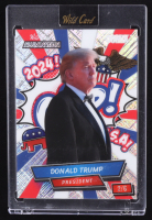 Donald Trump 2024 Wild Card Alumination Comix GOP! Silver Crosshatch #ACWG-DT5 #2/6 at PristineAuction.com
