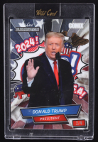Donald Trump 2024 Wild Card Alumination Comix GOP! American Flag Prismatic #ACWG-DT6 #2/4 at PristineAuction.com