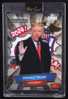 Donald Trump 2024 Wild Card Alumination Comix GOP! Constitution Lazer #ACWG-DT6 #2/5 at PristineAuction.com