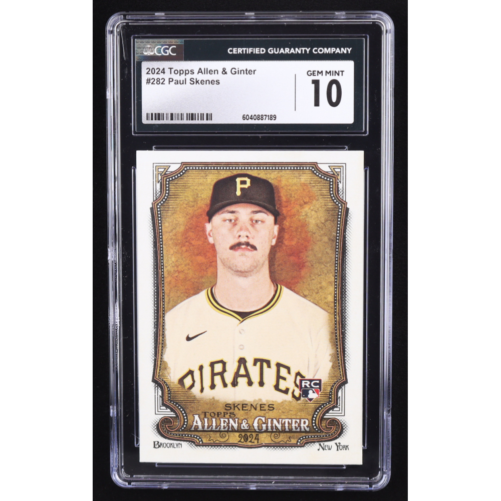 Paul Skenes 2024 Topps Allen and Ginter #282 RC (CGC 10) at PristineAuction.com