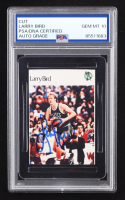 Larry Bird Signed Celtics 1986 Canasta Card (PSA | Autograph Grade 10) at PristineAuction.com