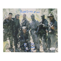 Richard Chaves & Bill Duke Signed Signed "Predator" 8x10 Photo (JSA) at PristineAuction.com
