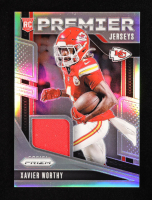 Xavier Worthy 2024 Panini Prizm Premier Jerseys #5 RC at PristineAuction.com