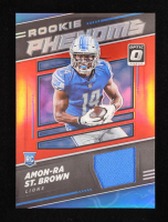 Amon-Ra St. Brown 2021 Donruss Optic Rookie Phenoms Jerseys #28 RC at PristineAuction.com