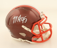 Myles Garrett Signed Browns Flash Alternate Speed Mini Helmet (Beckett) at PristineAuction.com